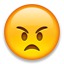 Angry Face Emoji 1f620
