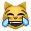 Cat Face With Tears Of Joy Emoji 1f639