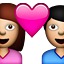 Couple With Heart Emoji 1f491