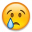 Crying Face Emoji 1f622