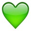 Green Heart Emoji 1f49a