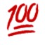 Hundred Points Symbol Emoji 1f4af