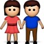 Man And Woman Holding Hands Emoji 1f46b