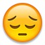Pensive Face Emoji 1f614