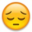 Pensive Face Emoji 1f614