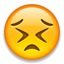 Persevering Face Emoji 1f623