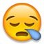 Sleepy Face Emoji 1f62a