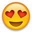 Smiling Face With Heart Shaped Eyes Emoji 1f60d