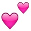 Two Hearts Emoji 1f495
