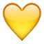 Yellow Heart Emoji 1f49b