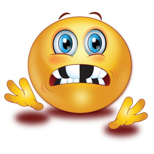 Shocked With Broken Teeth Emoji