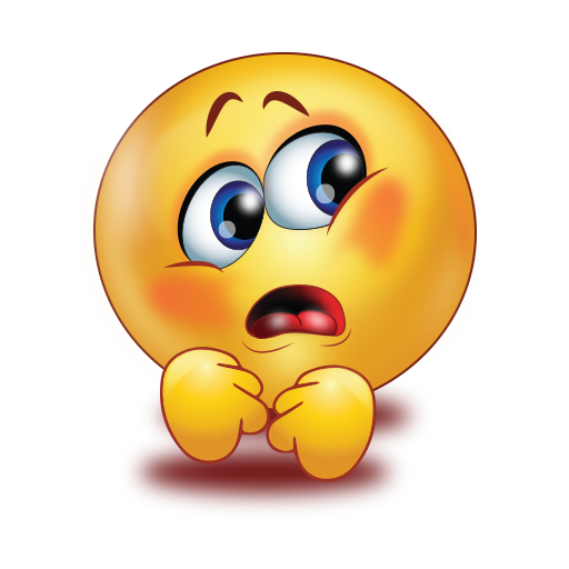 Terrified Big Eyes Emoji