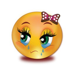 sad crying girl stickers