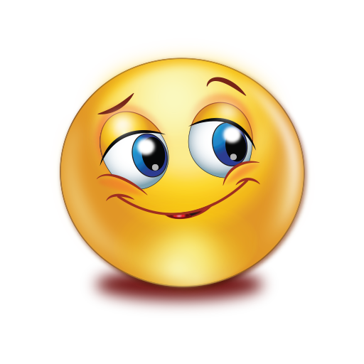 Shy Smile Emoji 
