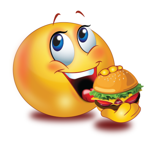 Party Eating Burger Emoji