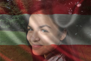 Austria Flag Overlay photo effect