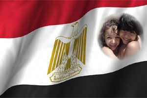 Egypt Flag photo effect
