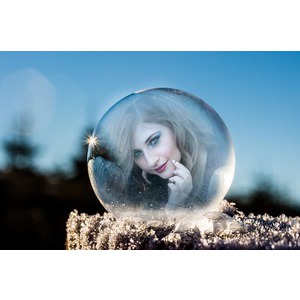 Frozen_winter_bubble photo effect