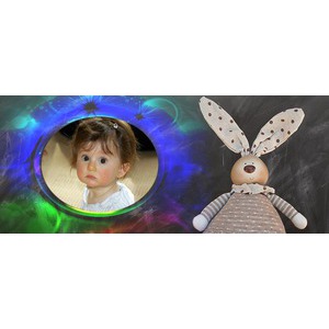 Image Of Baby Rabbit Doll photo effect