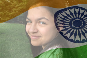 India_flag_overlay photo effect