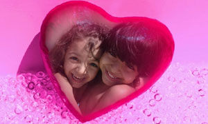 Pink Heart photo effect