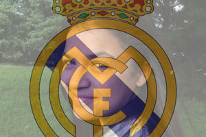 Real Madrid Flag Overlay photo effect