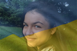 Ukraine Flag Overlay photo effect