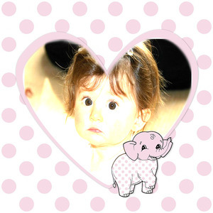 Your Child To The Heart Of A Small Elephant Image photo effect