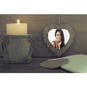 Your Photo Is In The Heart Next To A Candle photo effect