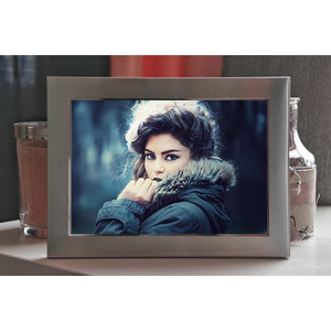 Your Picture On A Frame On A Table photo effect