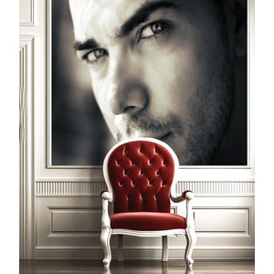 Your Picture On The Frame Behind The Chair photo effect