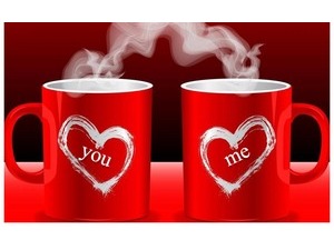 you me red mug