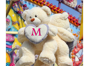 Your lovers name on the teddy bear