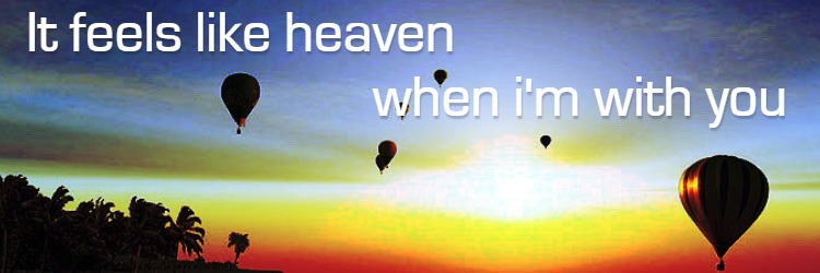 It's Feel Like Heaven When I'm With You Twitter Cover