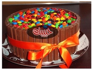 candy birthday cake