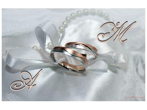 Type your lover to marry a satin ring