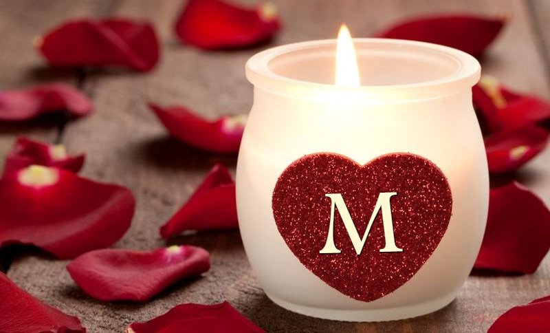Candle Heart Postcard