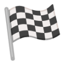 Chequered Flag u1f3c1 Icon 128 x 128