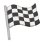 Chequered Flag u1f3c1 Icon 64 x 64
