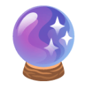 Crystal Ball u1f52e Icon 128 x 128