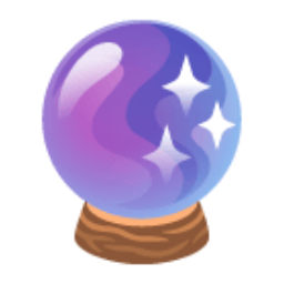 Crystal Ball u1f52e Icon 256 x 256