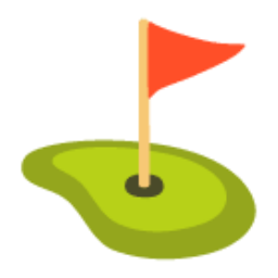 Flag In Hole u26f3 Icon 256 x 256