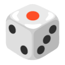 Game Die u1f3b2 Icon 128 x 128