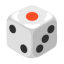 Game Die u1f3b2 Icon 64 x 64