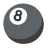 Pool 8 Ball u1f3b1 Icon 48 x 48