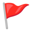 Triangular Flag u1f6a9 Icon 64 x 64