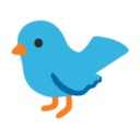 Bird u1f426 Icon 128 x 128