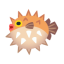 Blowfish u1f421 Icon 64 x 64