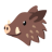 Boar u1f417 Icon 48 x 48