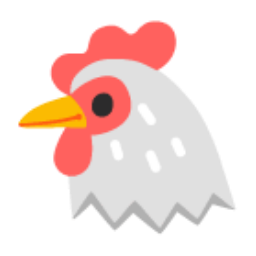 Chicken u1f414 Icon 256 x 256
